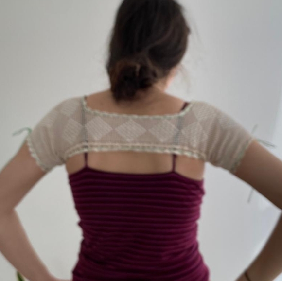 Vintage Antique Crochet Yoke - Picture 3 of 4